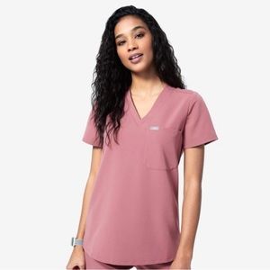 Figs Mauve Catarina Top